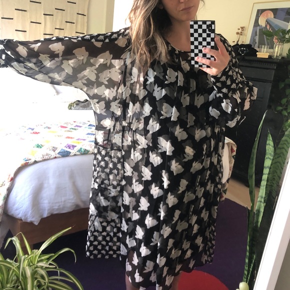 3.1 Phillip Lim Sheer Bunny Dress (And Slip) - Picture 3 of 11